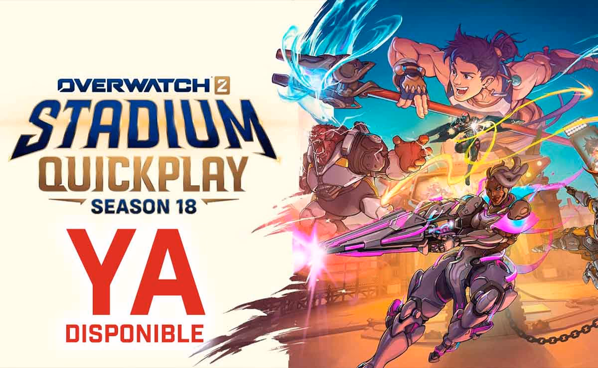 Overwatch 2: Temporada 18 Stadium Quickplay ya está disponible